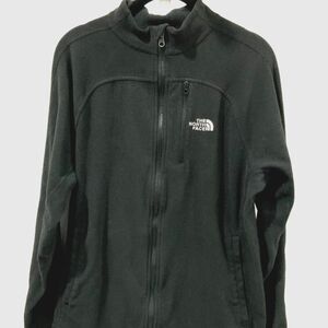 Men's The North Face Fleece Zip Up Jacket in Black Size Medium. #127